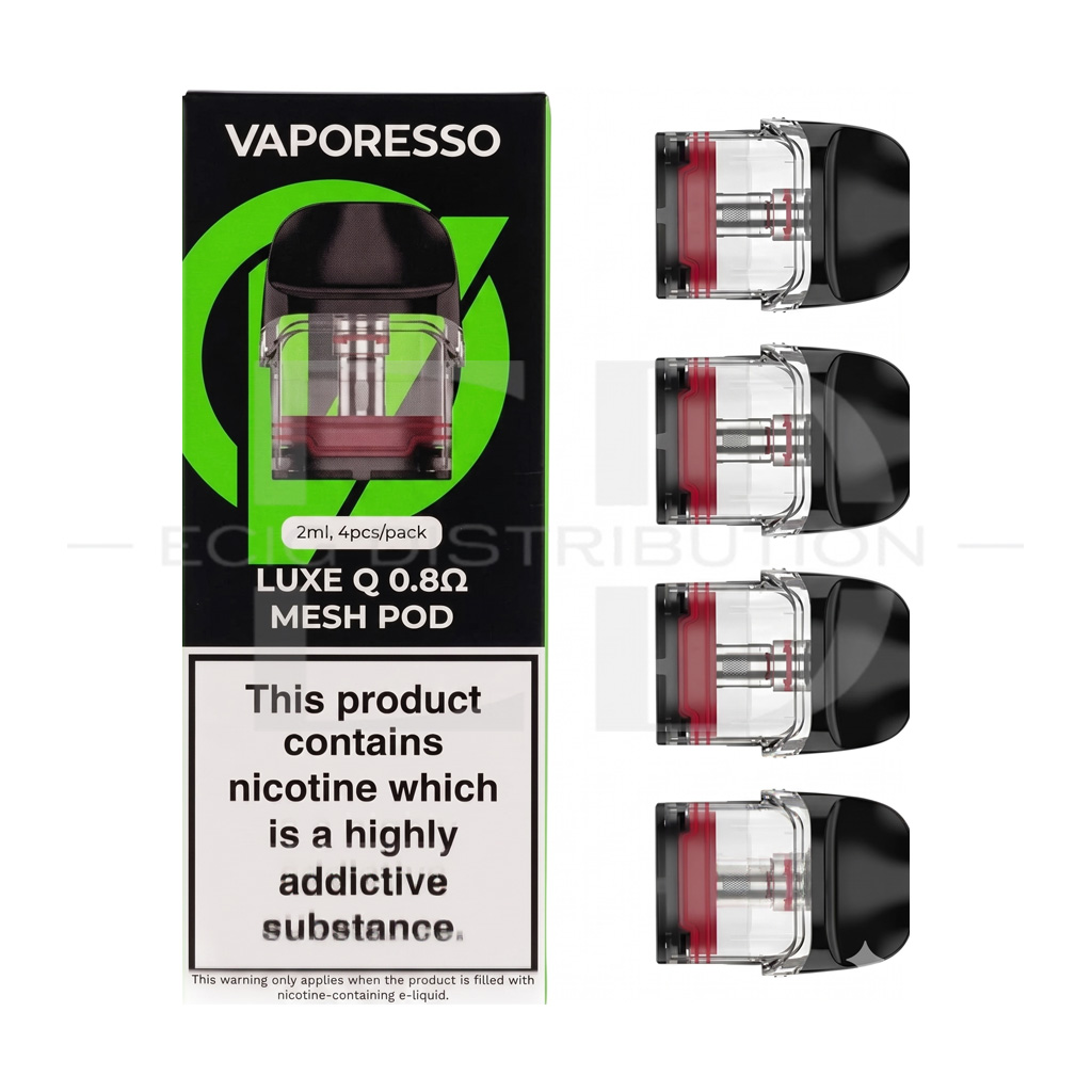 Vaporesso Luxe Q Series Mesh Refillable Pod 4Pcs/Pack - 0.8 Ohm