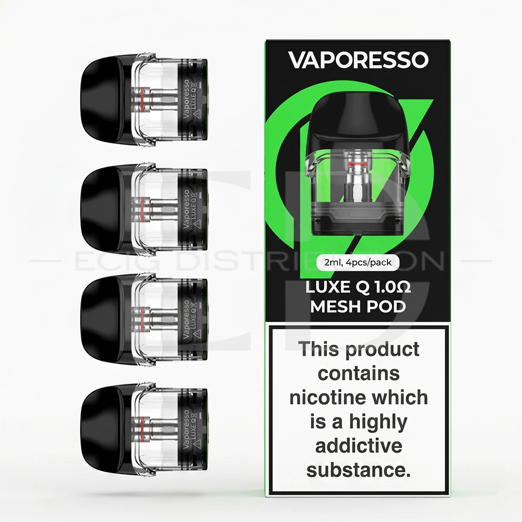 Vaporesso Luxe Q Series Mesh Refillable Pod 4Pcs/Pack - 1.0 Ohm