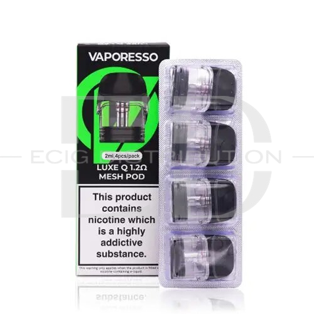 Vaporesso Luxe Q Series Mesh Refillable Pod 4Pcs/Pack - 1.2 Ohm