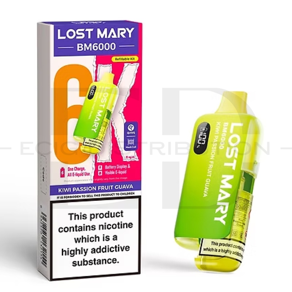 Lost Mary BM6000 Pod Kit - Kiwi Passion Fruit Guava