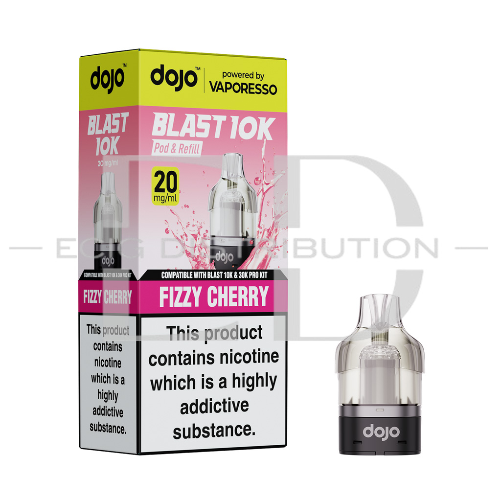 Vaporesso Dojo Blast 10/30K Refillable Pod - Fizzy Cherry 20MG
