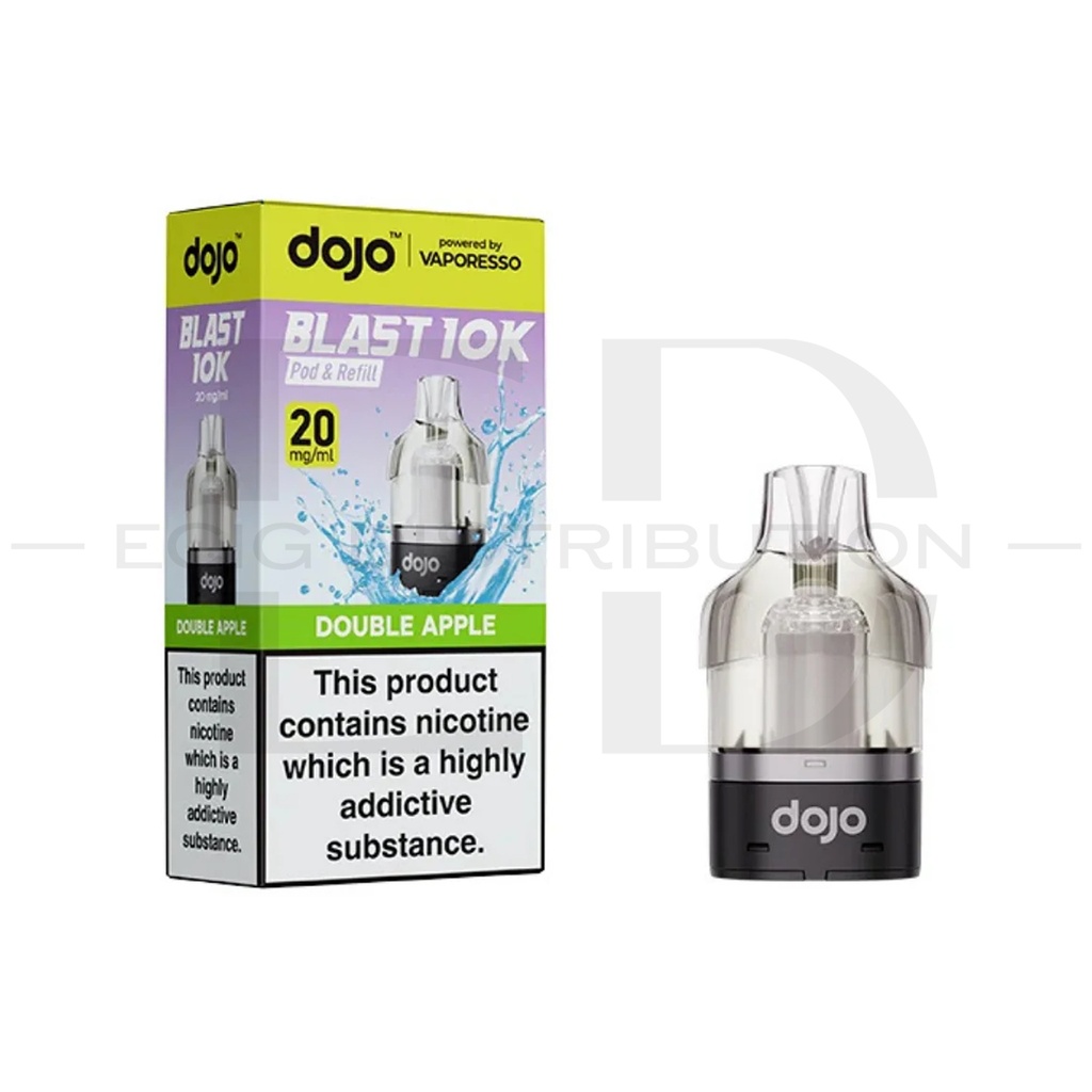 Vaporesso Dojo Blast 10/30K Refillable Pod - Double Apple 20MG