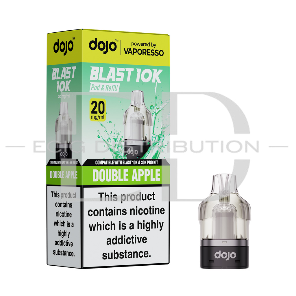 Vaporesso Dojo Blast 10/30K Refillable Pod - Double Apple 20MG