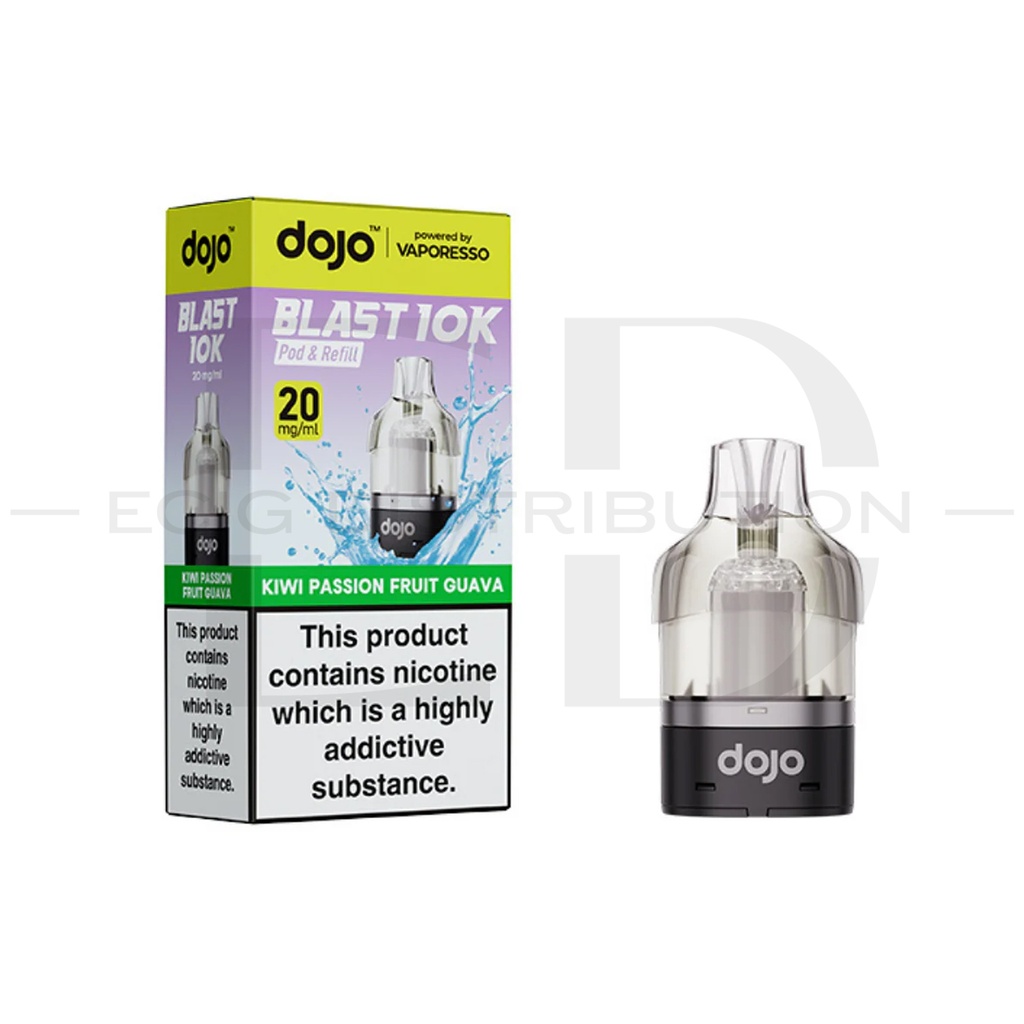 Vaporesso Dojo Blast 10/30K Refillable Pod - Kiwi Passion Fruit Guava 20MG