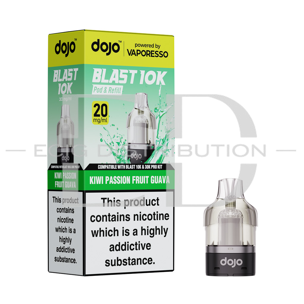 Vaporesso Dojo Blast 10/30K Refillable Pod - Kiwi Passion Fruit Guava 20MG