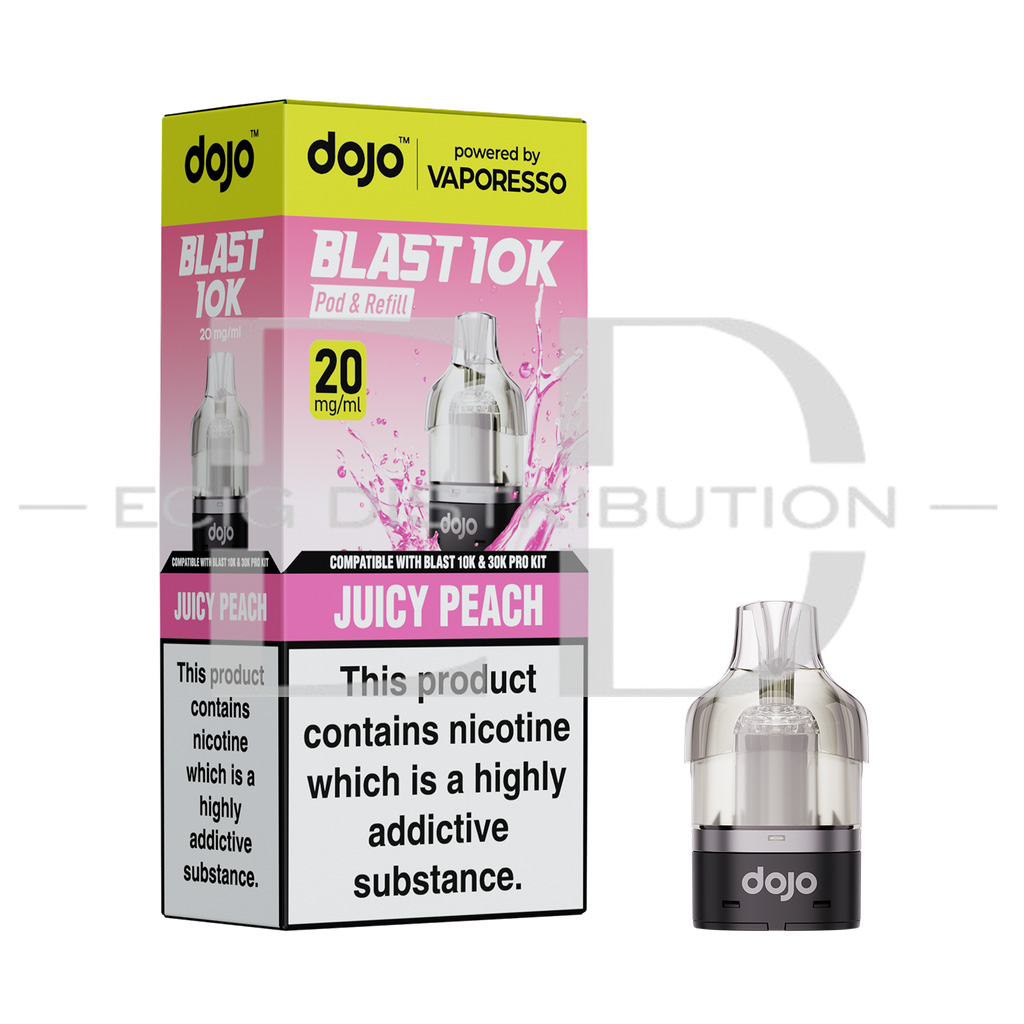 Vaporesso Dojo Blast 10/30K Refillable Pod - Juicy Peach 20MG