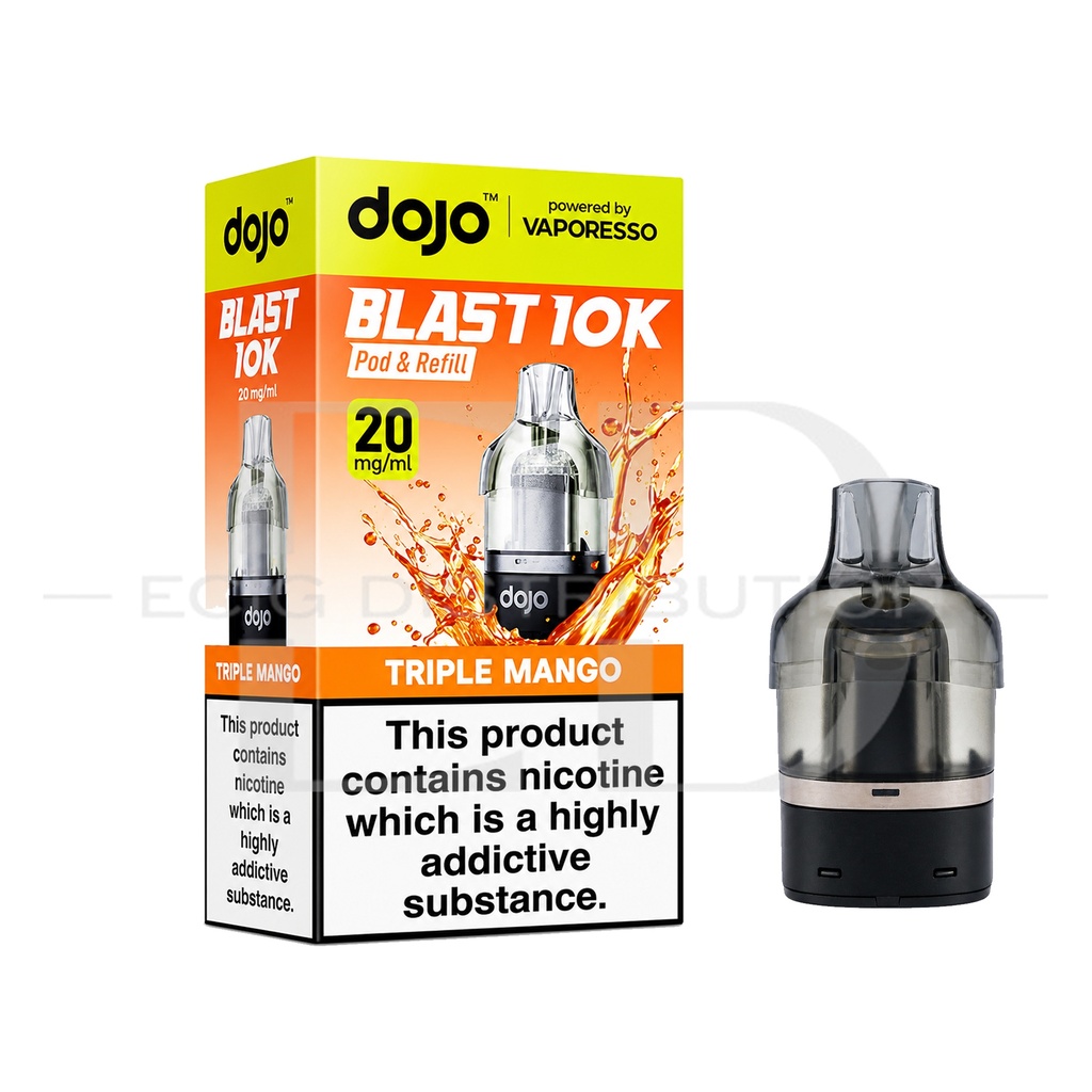 Vaporesso Dojo Blast 10/30K Refillable Pod - Triple Mango 20MG