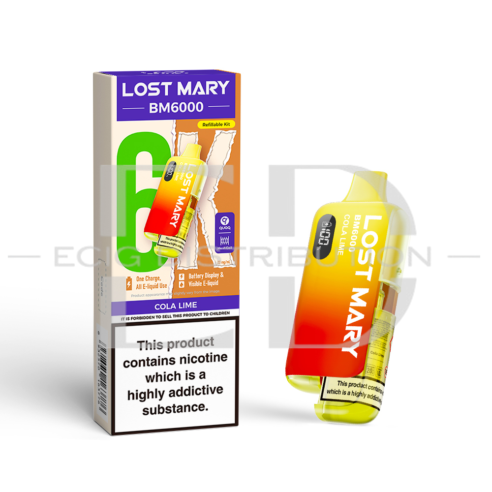 Lost Mary BM6000 Pod Kit - Cola Lime