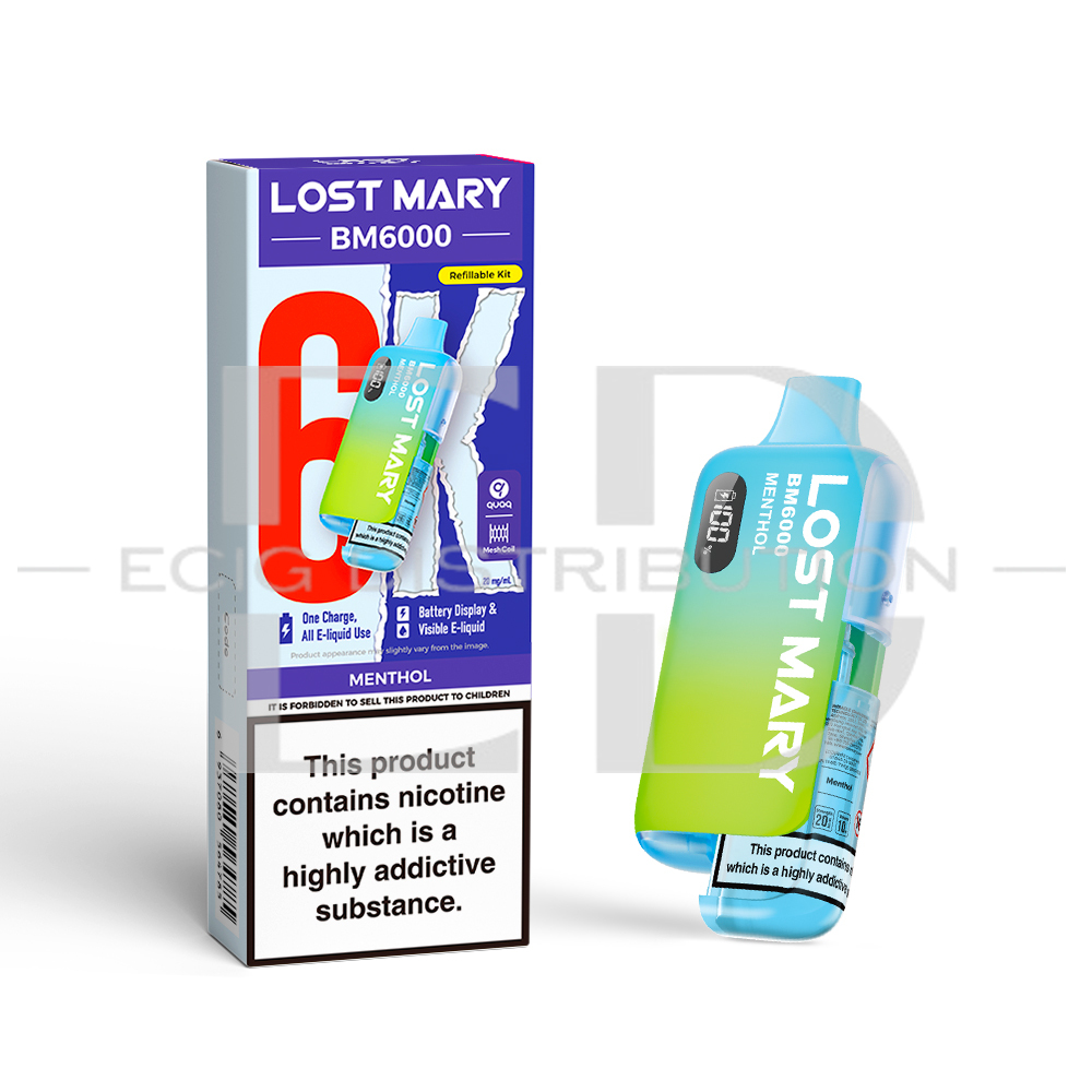 Lost Mary BM6000 Pod Kit - Menthol