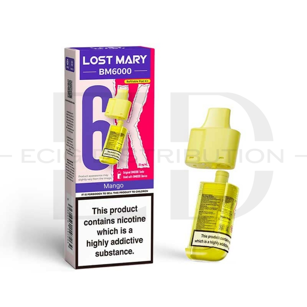 Lost Mary BM6000 Refillable Pod - Mango