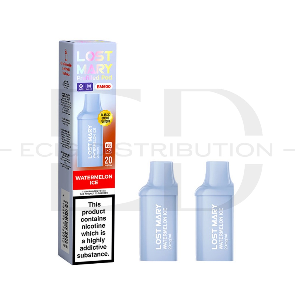 Lost Mary BM600 Refillable Pod 2Pcs/Pack - Watermelon Ice