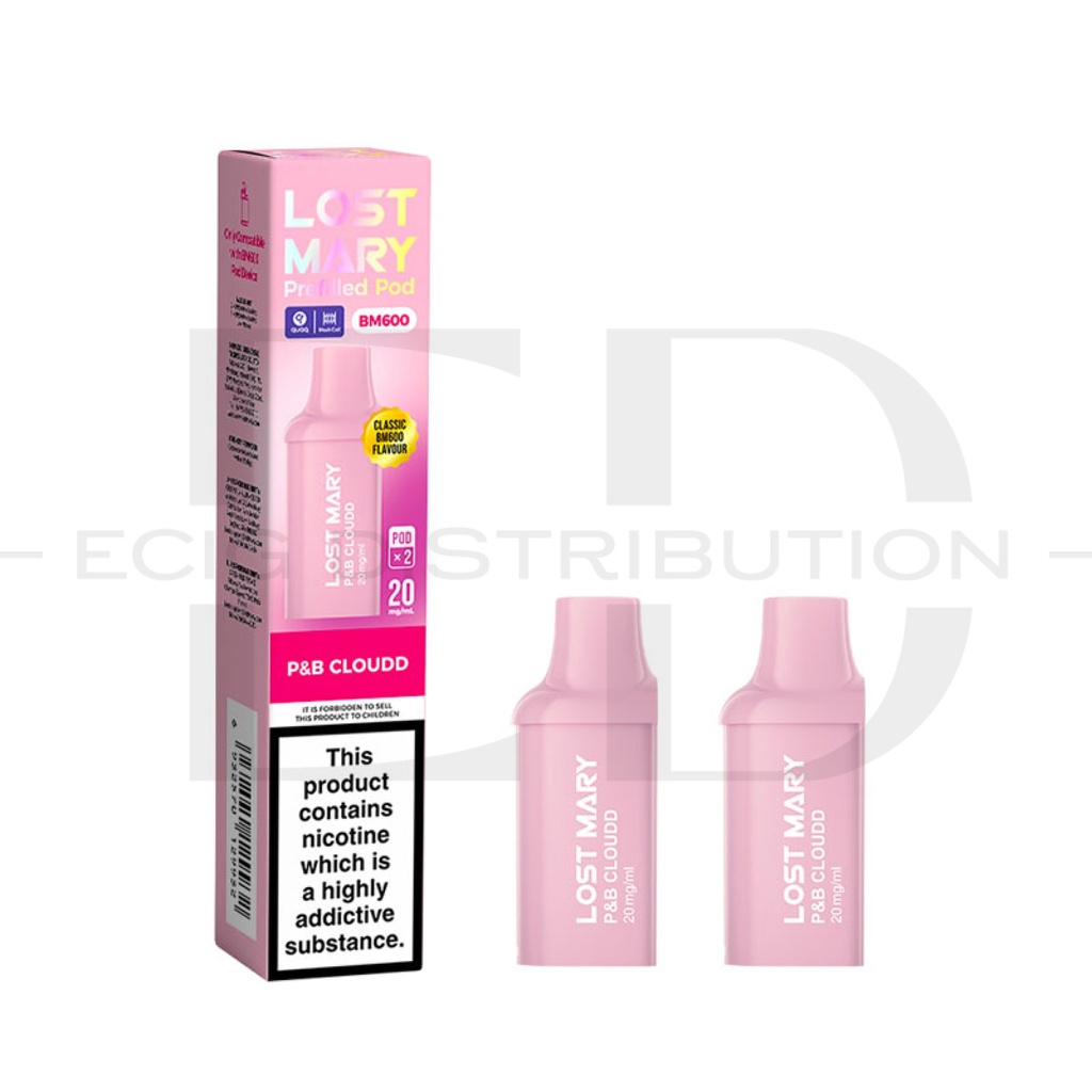 Lost Mary BM600 Refillable Pod 2Pcs/Pack - P&B Cloudd