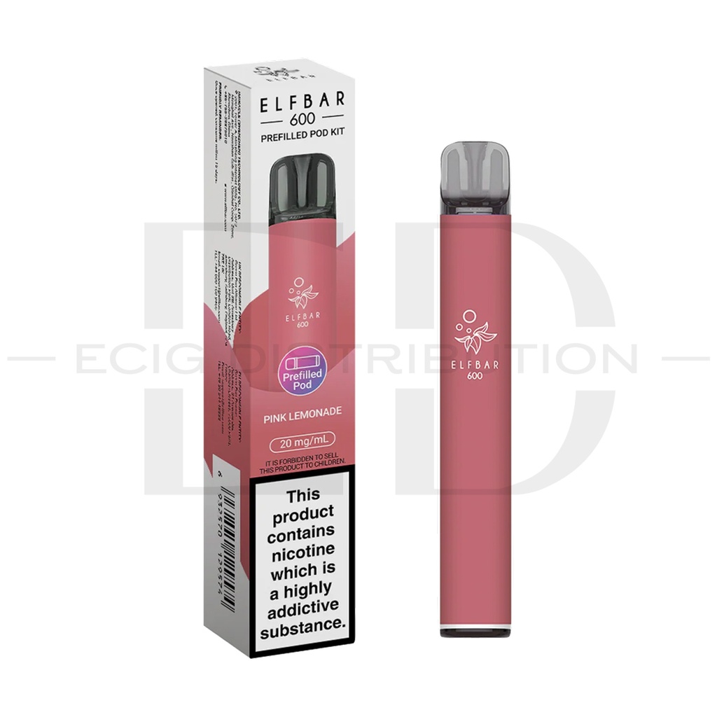 Elfbar 600 Pod Kit - Pink Lemonade