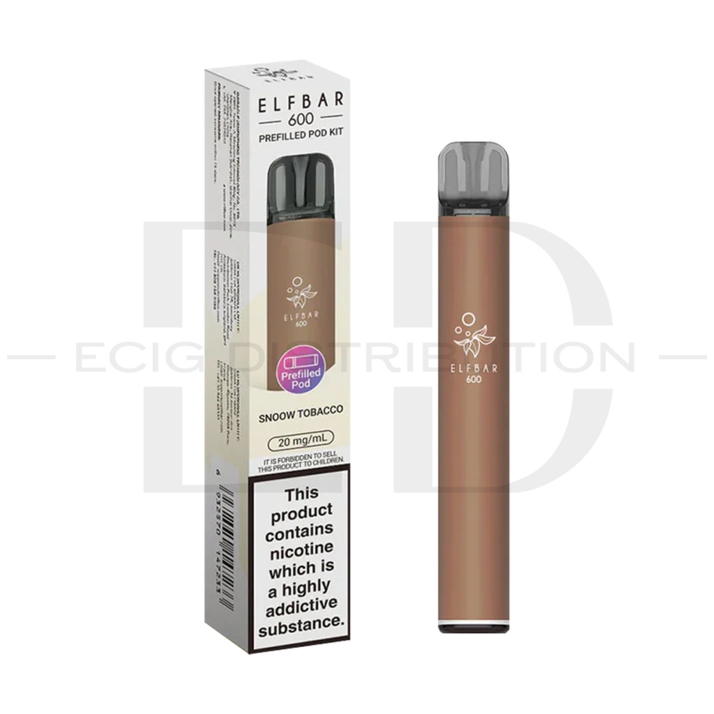 Elfbar 600 Pod Kit - Snoow Tobacco