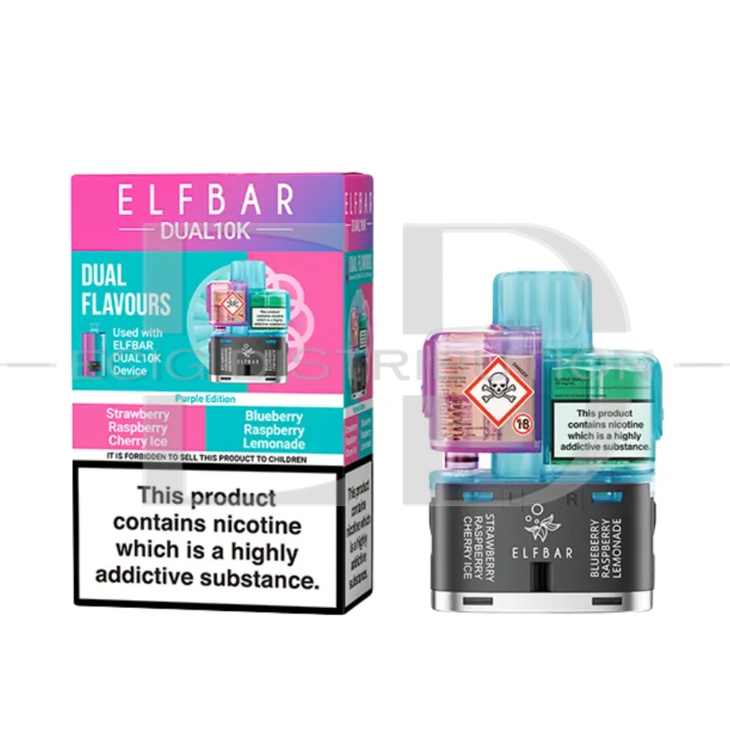 Elfbar Dual10K Pod Kit - Purple Edition