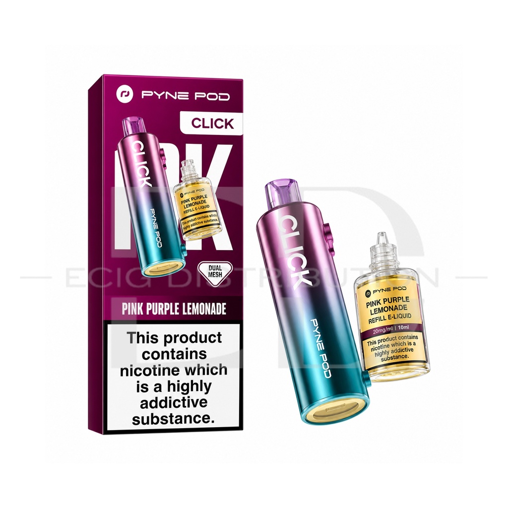 Pyne Pod Click 10K Refillable Pod - Pink Purple Lemonade