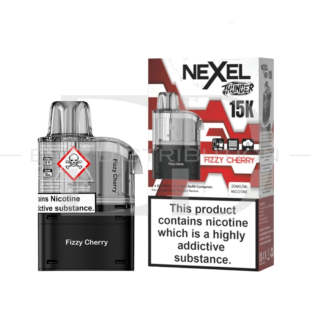 Nexel Thunder 15K Refillable Pod - Fizzy Cherry 20MG