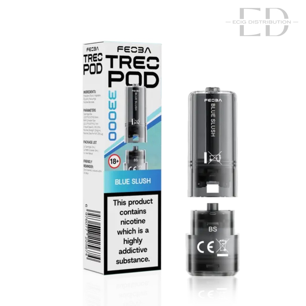 Feoba Treo 33K Refillable Pod - Blue Slush 20MG