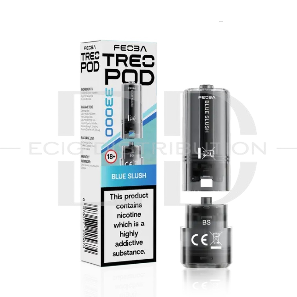 Feoba Treo 33K Refillable Pod - Blue Slush 20MG