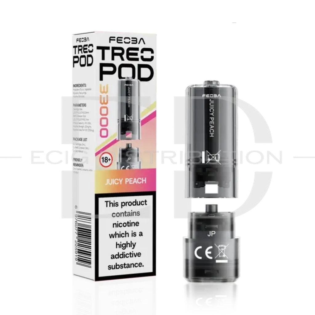 Feoba Treo 33K Refillable Pod - Juicy Peach 20MG