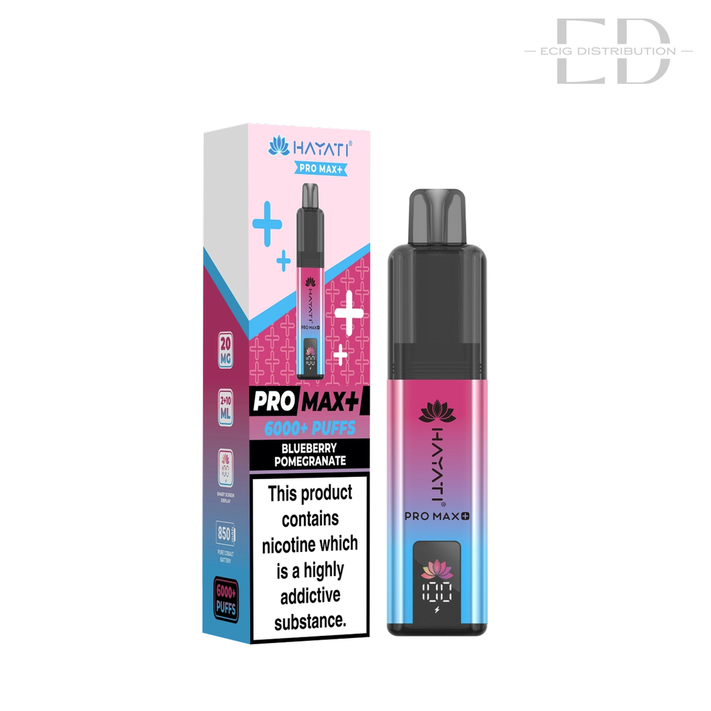 Hayati Pro Max+ Pod Kit - Blueberry Pomegranate 20MG