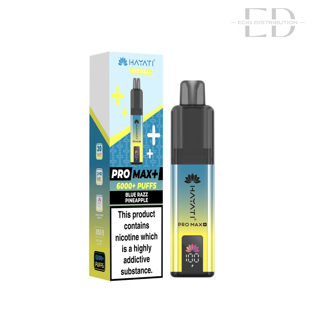 Hayati Pro Max+ Pod Kit - Blue Razz Pineapple 20MG