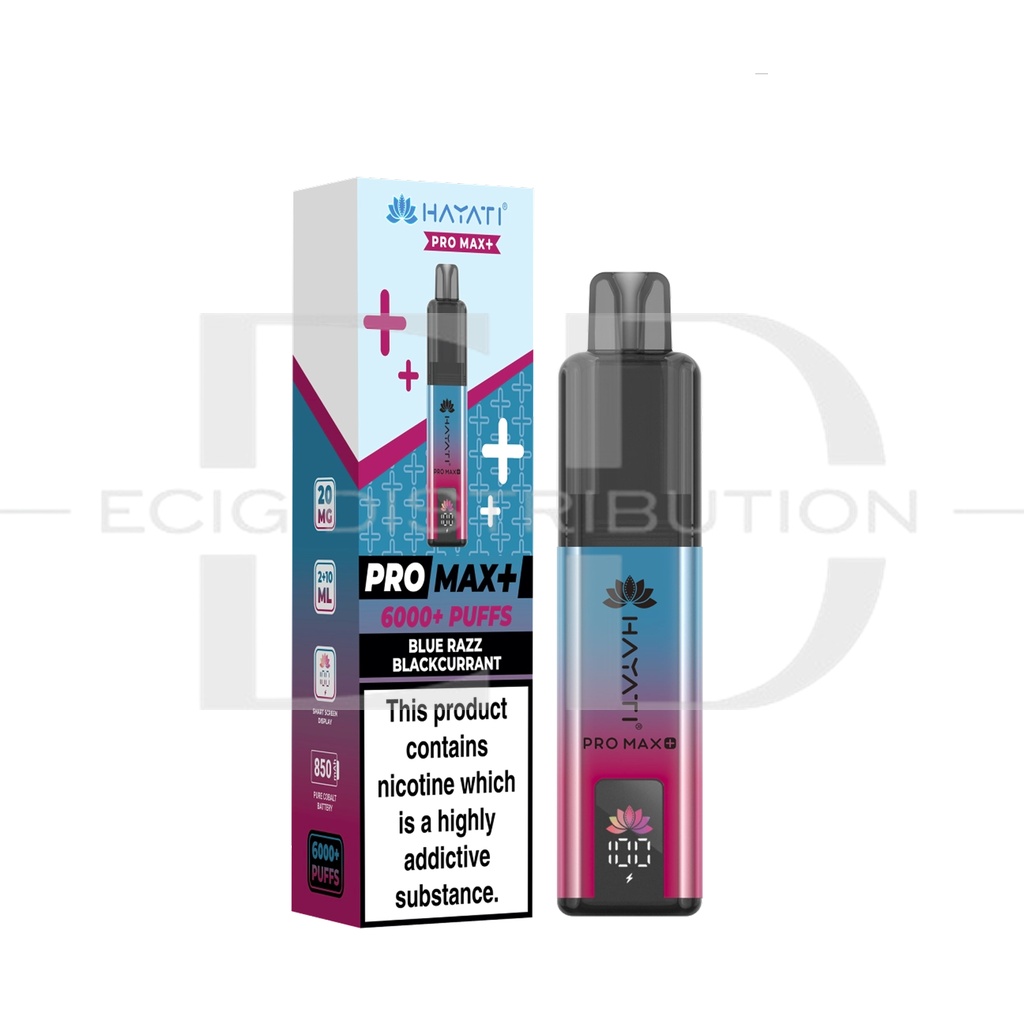 Hayati Pro Max+ Pod Kit - Blue Razz Blackcurrant 20MG