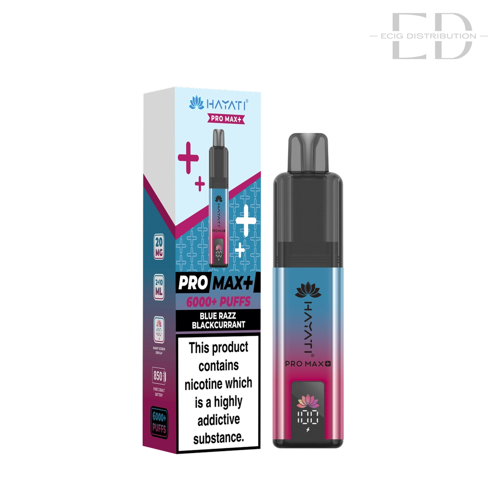 Hayati Pro Max+ Pod Kit - Blue Razz Blackcurrant 20MG