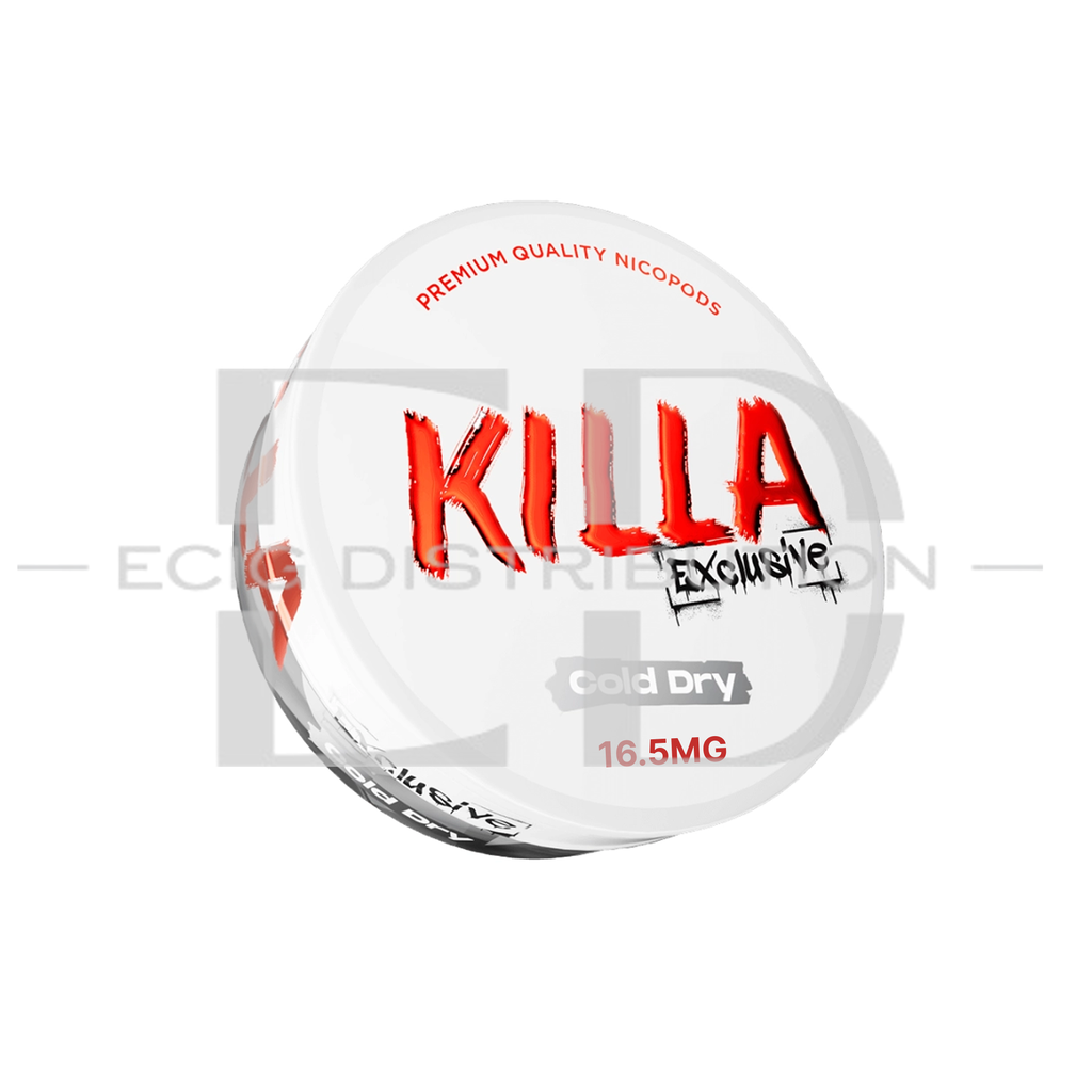 Killa Nicotine Pouches - Cold Dry 16.5MG