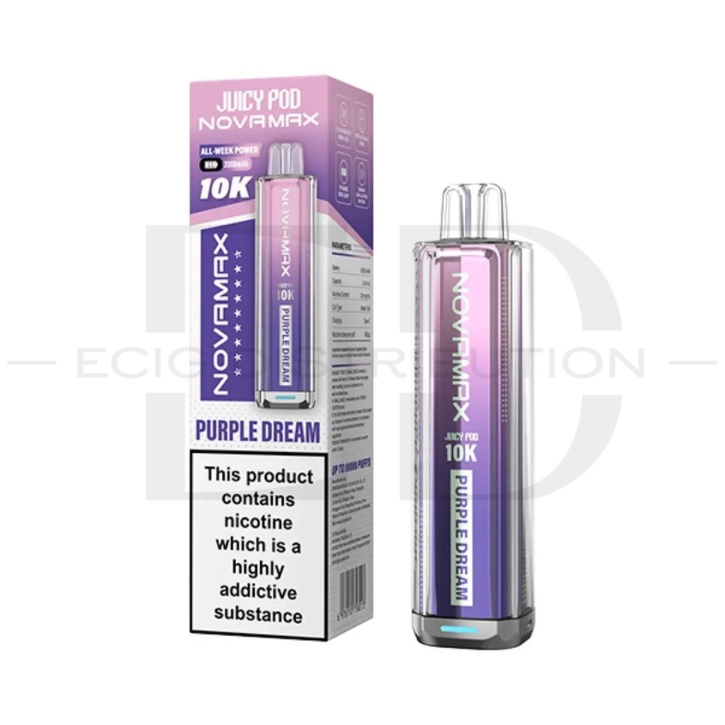 Juicy Pod Novamax 10K Pod Kit - Purple Dream