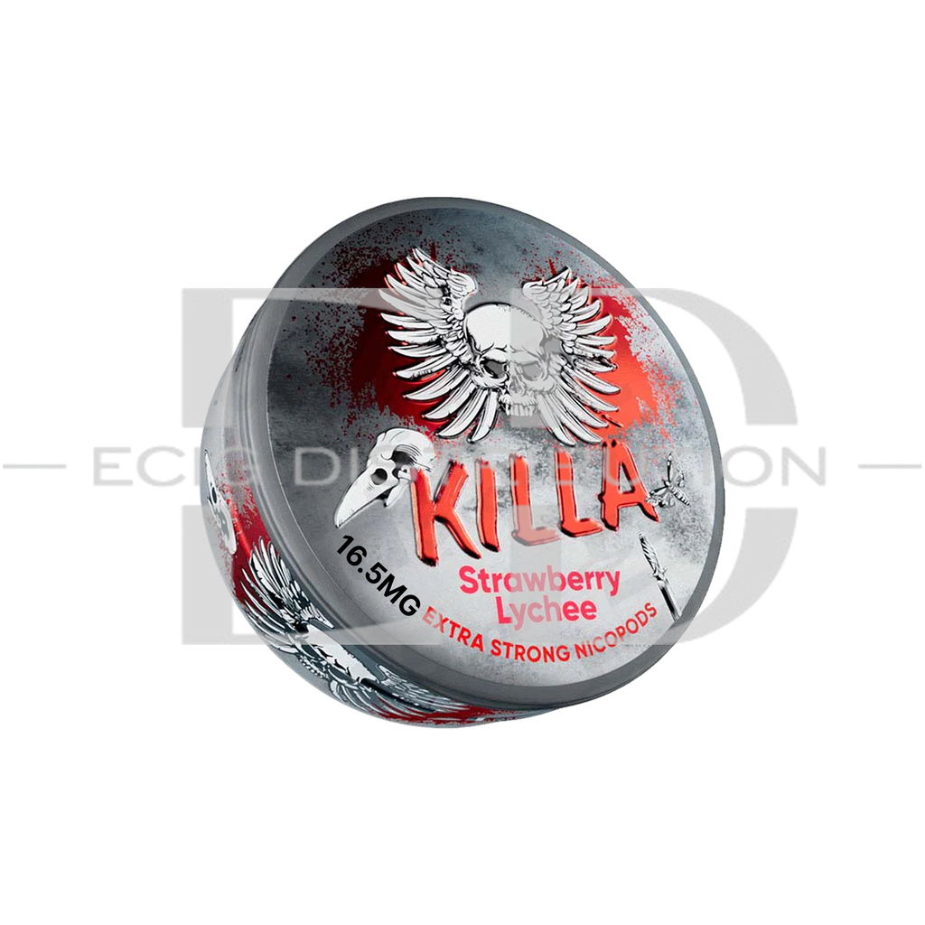 Killa Nicotine Pouches - Strawberry Lychee 16.5MG