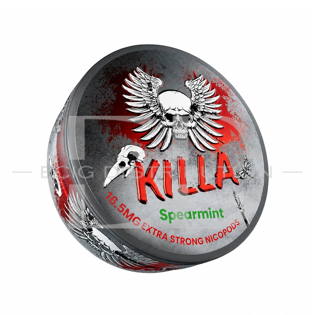 Killa Nicotine Pouches - Spearmint 16.5MG