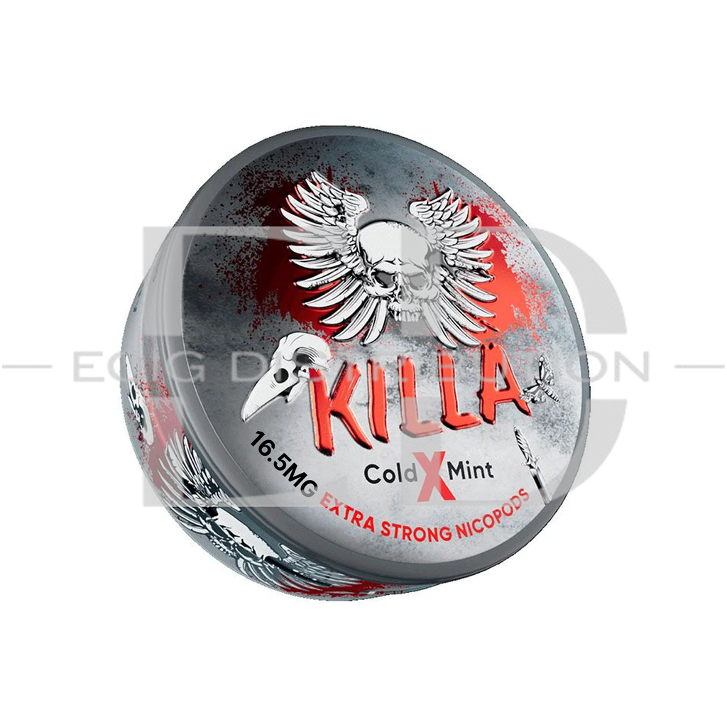 Killa Nicotine Pouches - Cold X Mint 16.5MG
