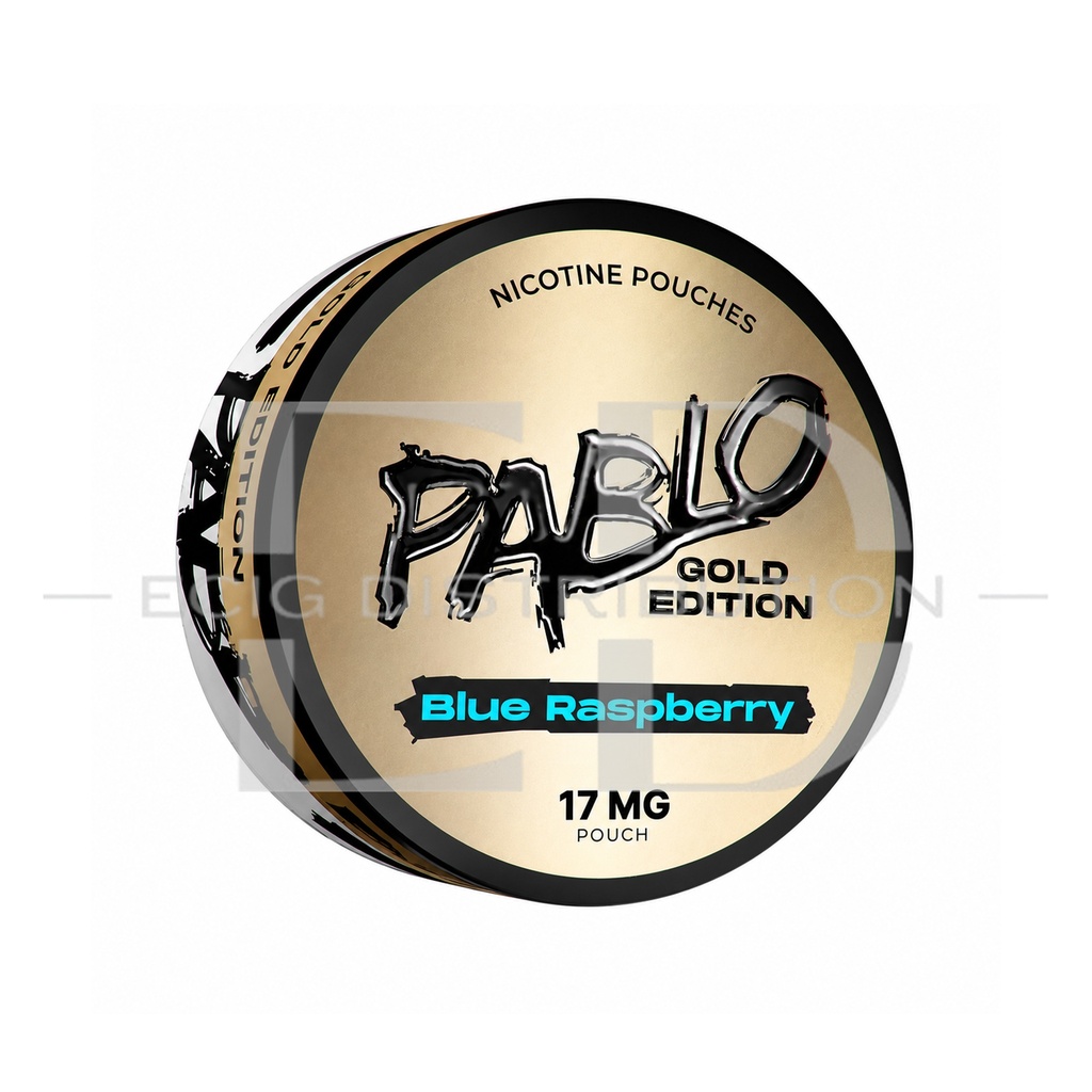 Pablo Nicotine Pouches Gold Edition - Blue Raspberry 17MG
