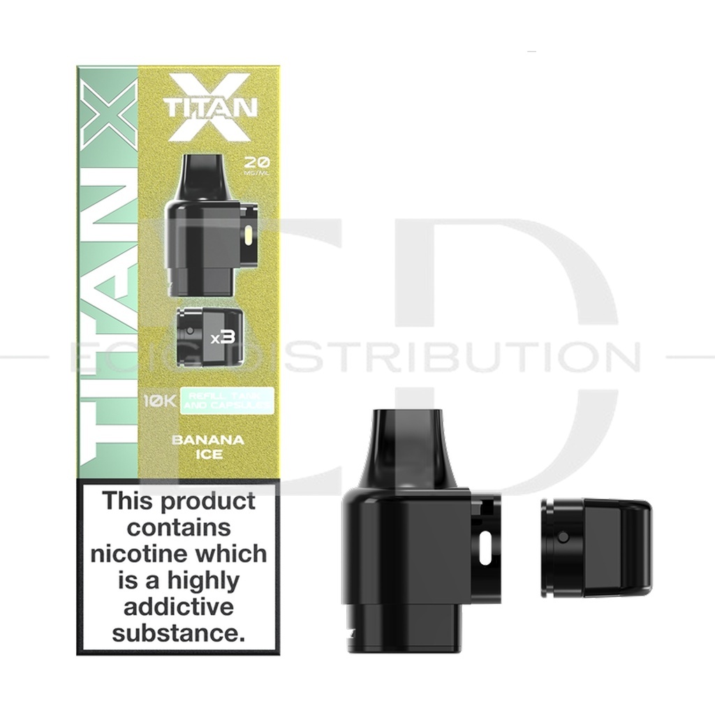 Titan X Refillable Pod - Banana Ice