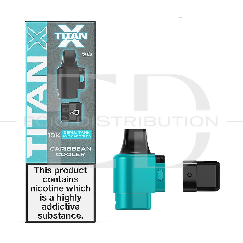 Titan X Refillable Pod - Caribbean Cooler