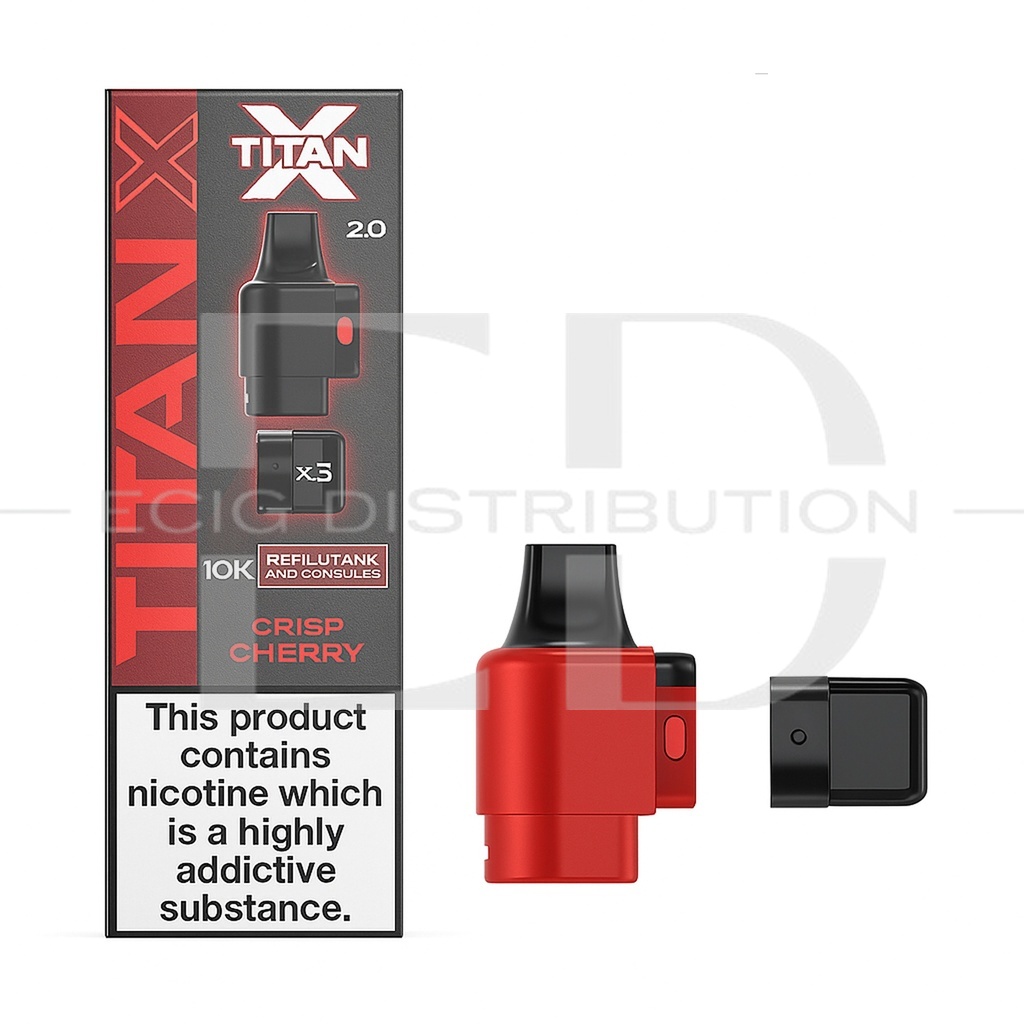 Titan X Refillable Pod - Crisp Cherry