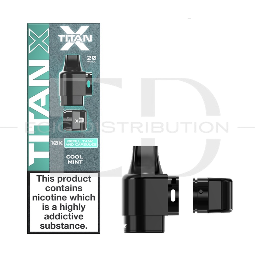 Titan X Refillable Pod - Cool Mint