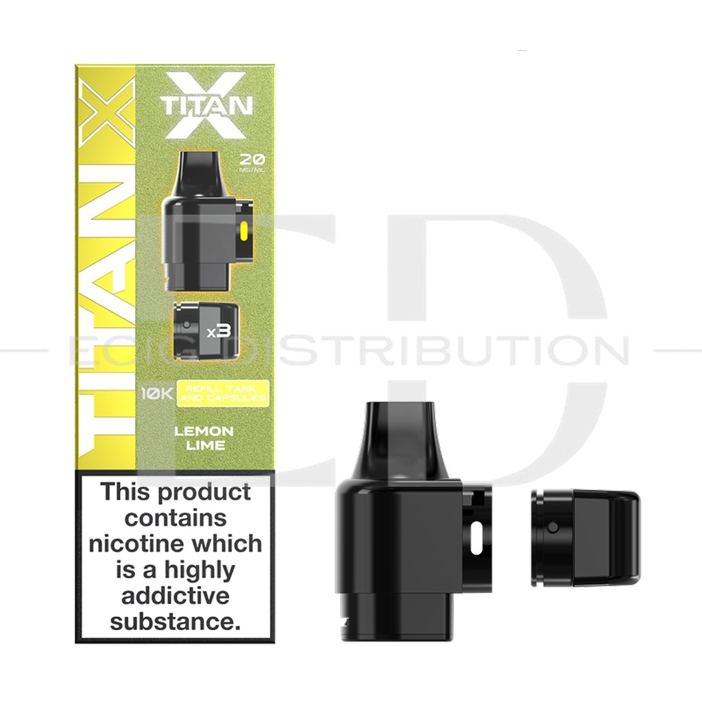 Titan X Refillable Pod - Lemon Lime