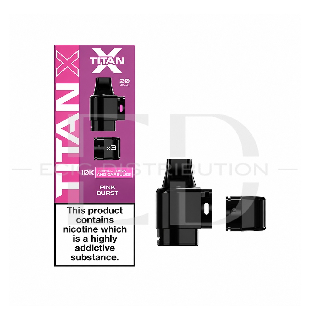 Titan X Refillable Pod - Pink Burst