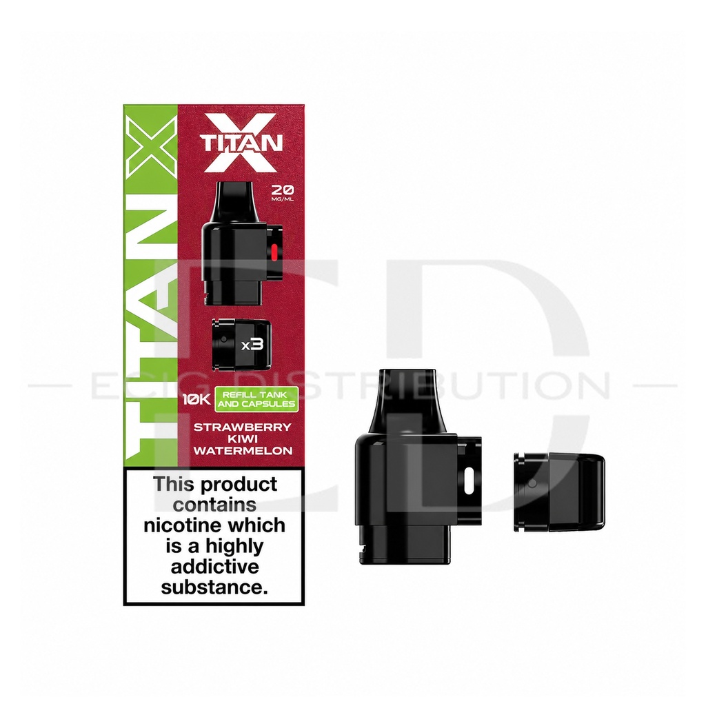 Titan X Refillable Pod - Strawberry Kiwi Watermelon