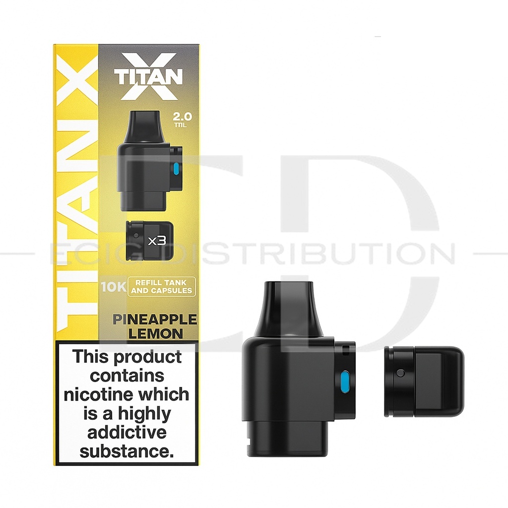 Titan X Refillable Pod - Pineapple Lemon