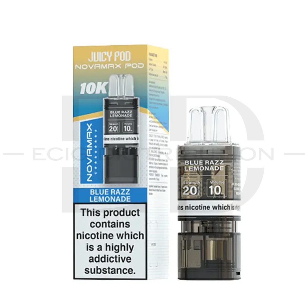 Juicy Pod Novamax 10K Refillable Pod - Blue Razz Lemonade