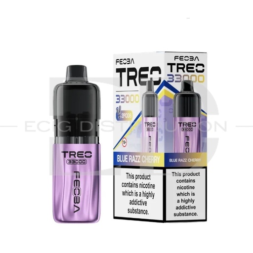 [FEOT33PK-BRC20MG] Feoba Treo 33K Pod Kit - Blue Razz Cherry 20MG