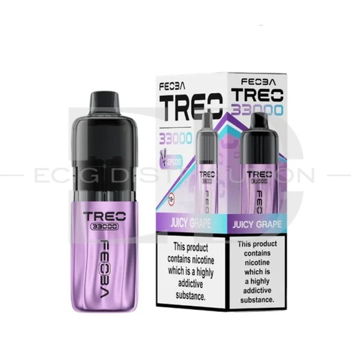 [FEOT33PK-JG20MG] Feoba Treo 33K Pod Kit - Juicy Grape 20MG