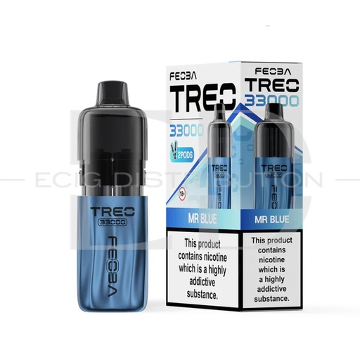 [FEOT33PK-MB20MG] Feoba Treo 33K Pod Kit - Mr Blue 20MG