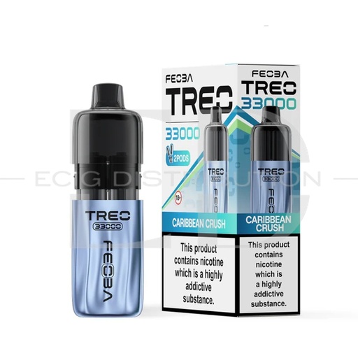 [FEOT33PK-CC20MG] Feoba Treo 33K Pod Kit - Caribbean Crush 20MG