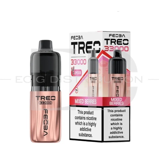 [FEOT33PK-MB20MG] Feoba Treo 33K Pod Kit - Mixed Berries 20MG