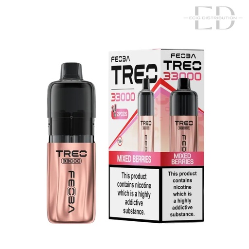 [FEOT33PK-MB20MG] Feoba Treo 33K Pod Kit - Mixed Berries 20MG