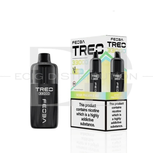 [FEOT33PK-SPI20MG] Feoba Treo 33K Pod Kit - Sour Pineapple Ice 20MG